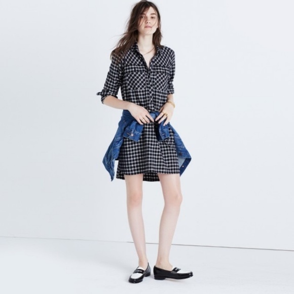 Madewell Dresses & Skirts - MADEWELL Daywalk Shirt Dress Hilldale Plaid {N53}